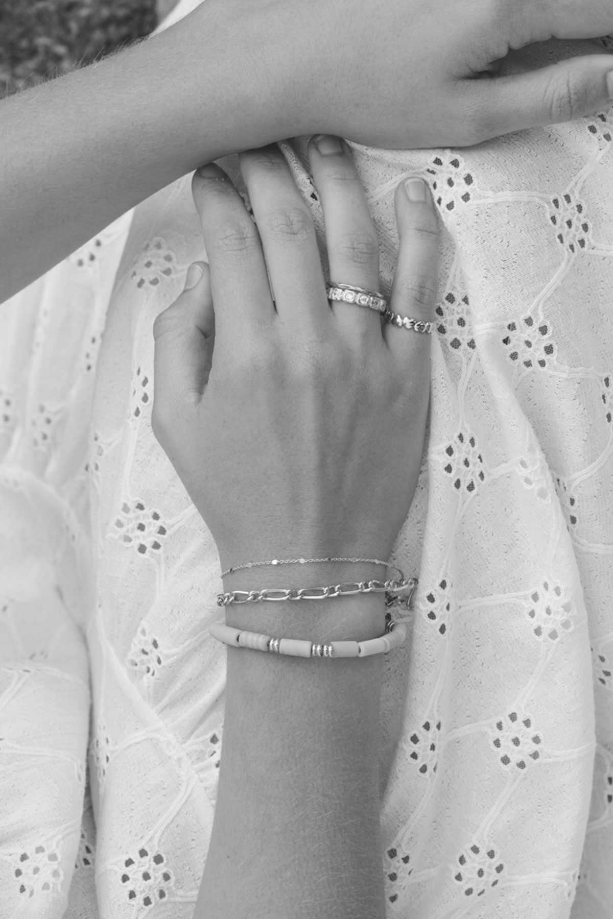 Aqua bay bracelet silver-abc