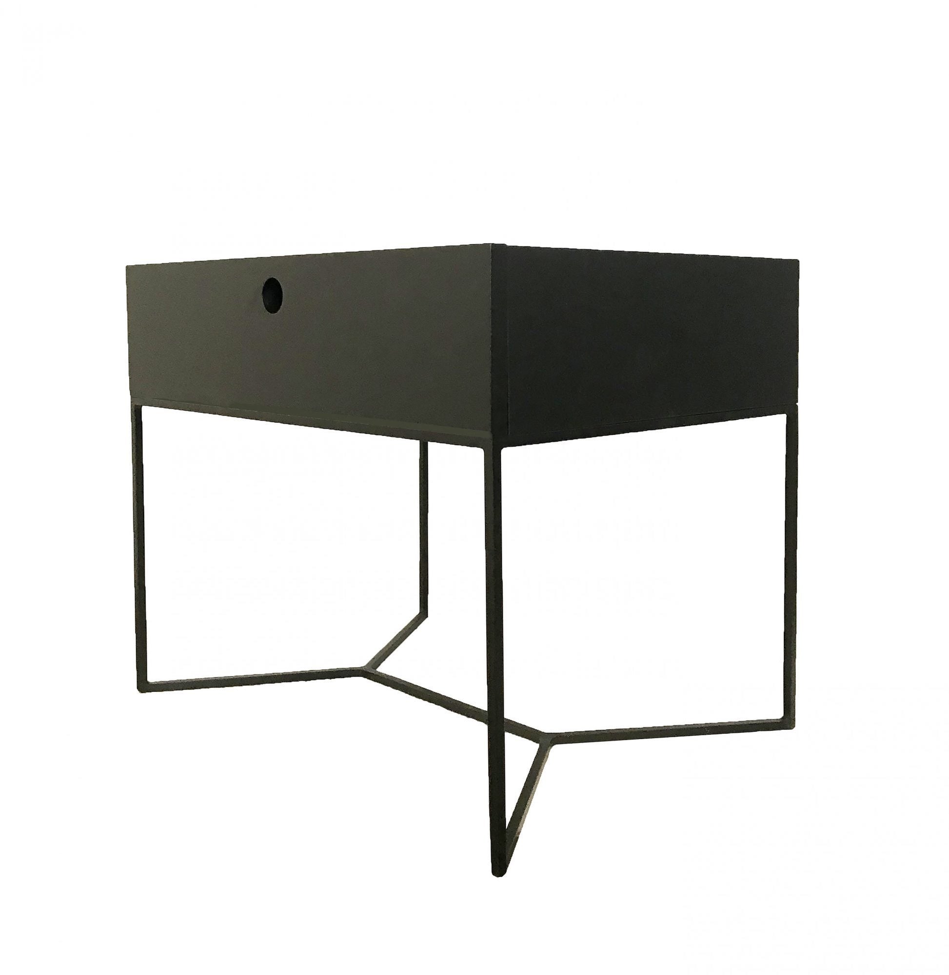 Arkie Bedside Table Black-abc