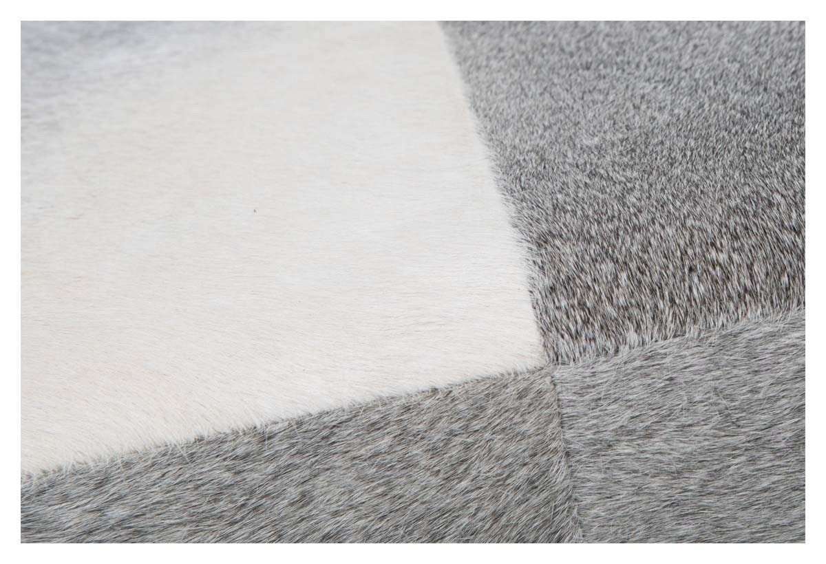 Two Seater Cowhide Bench on Mango Wood Legs-abc