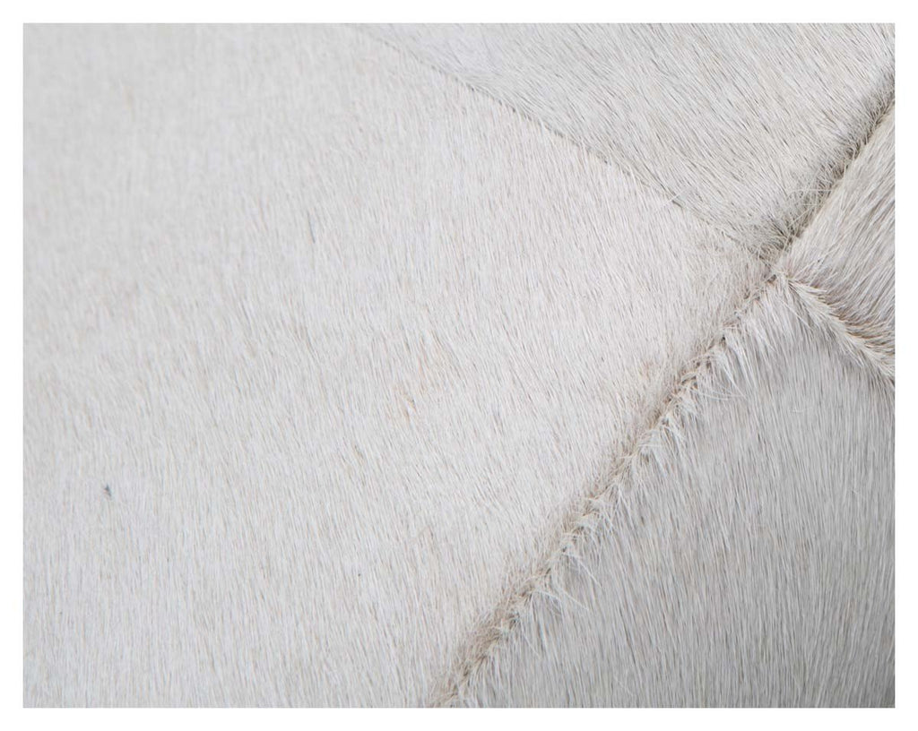 Two Seater Cowhide Bench on Mango Wood Legs-abc