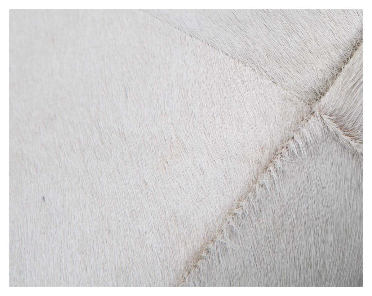 Two Seater Cowhide Bench on Mango Wood Legs-abc