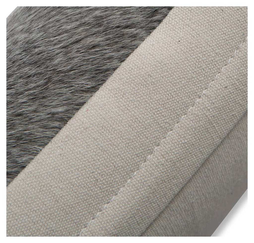 Square Block Cowhide Scatter Cushion-abc