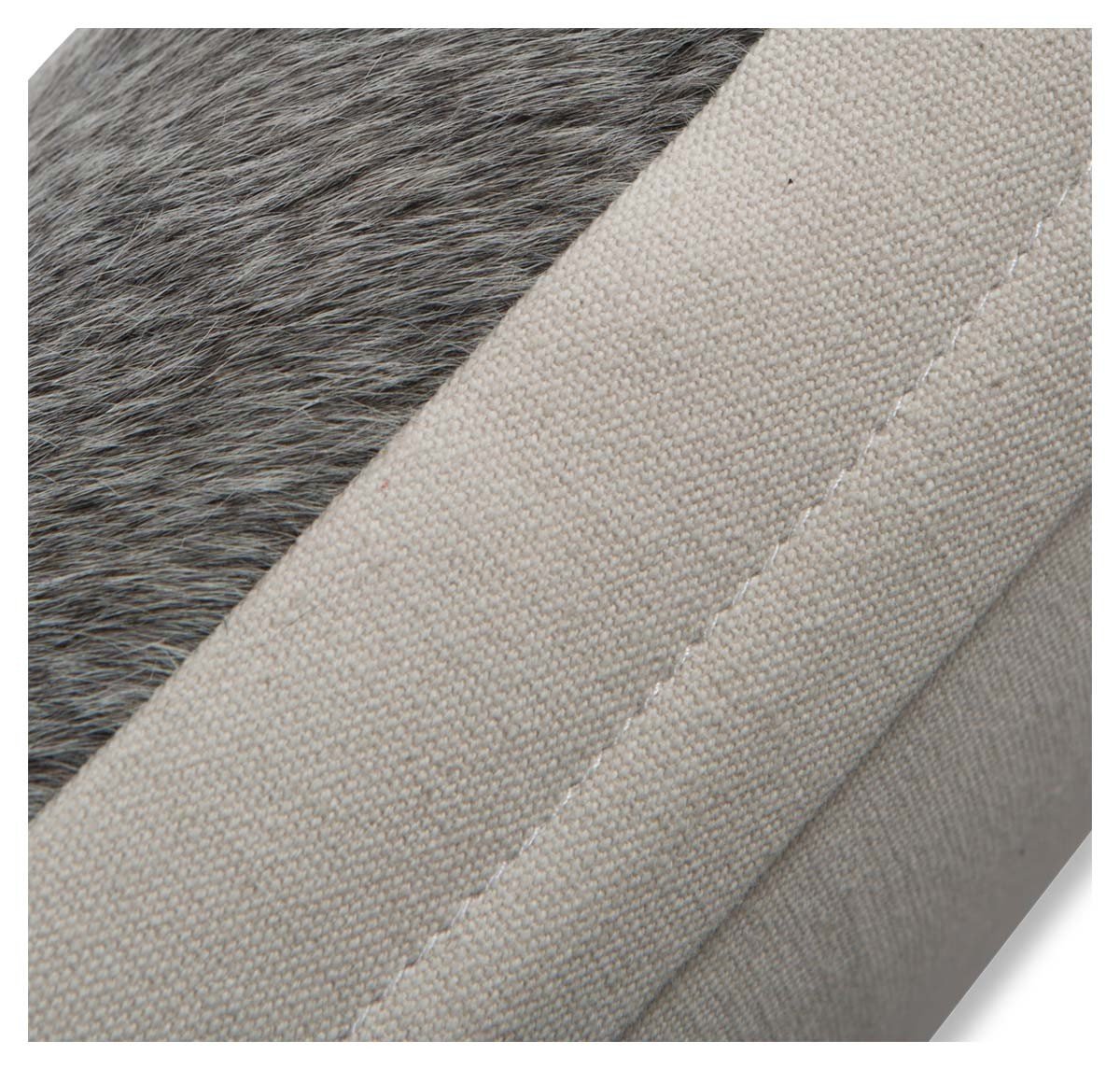 Square Block Cowhide Scatter Cushion-abc