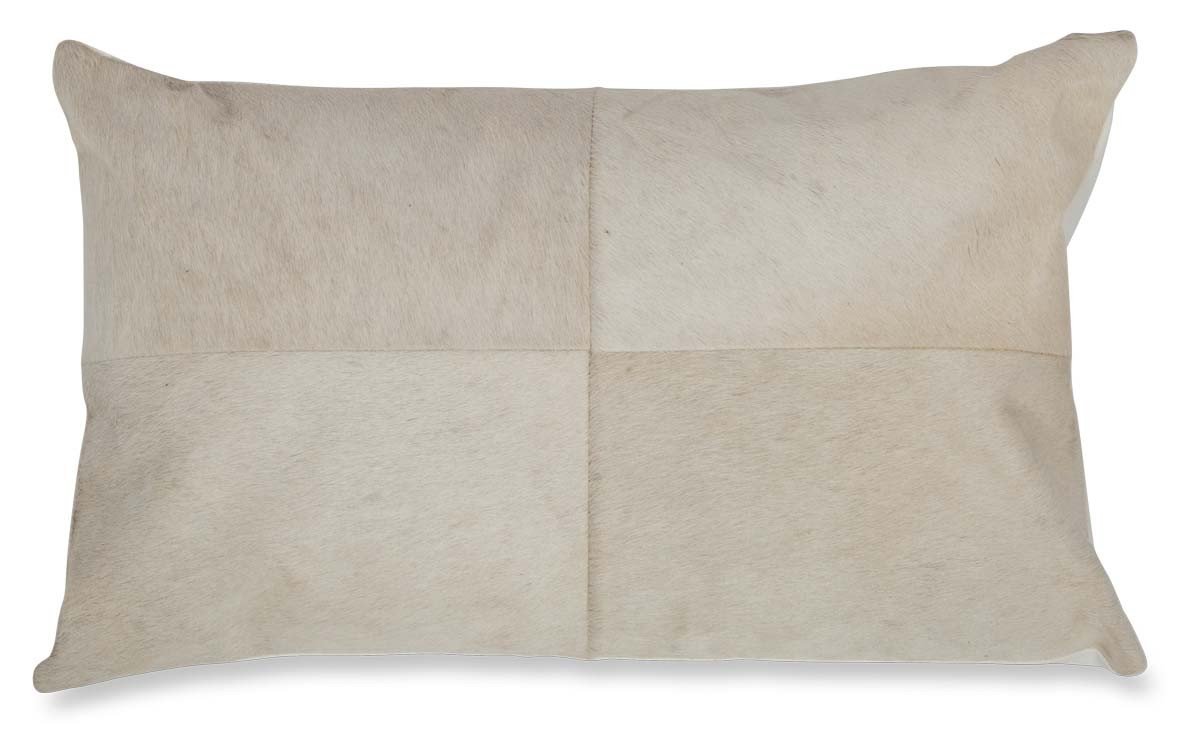 Rectangular Block Cowhide Scatter Cushion-abc