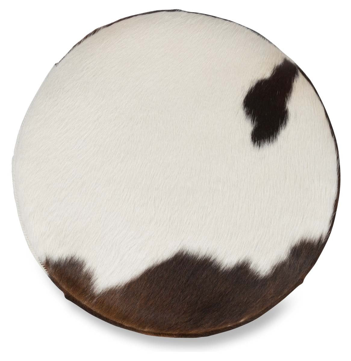 Round Cowhide Ottoman-abc