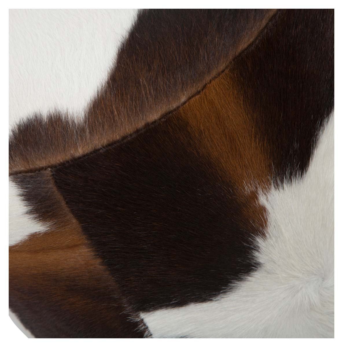 Round Cowhide Ottoman-abc