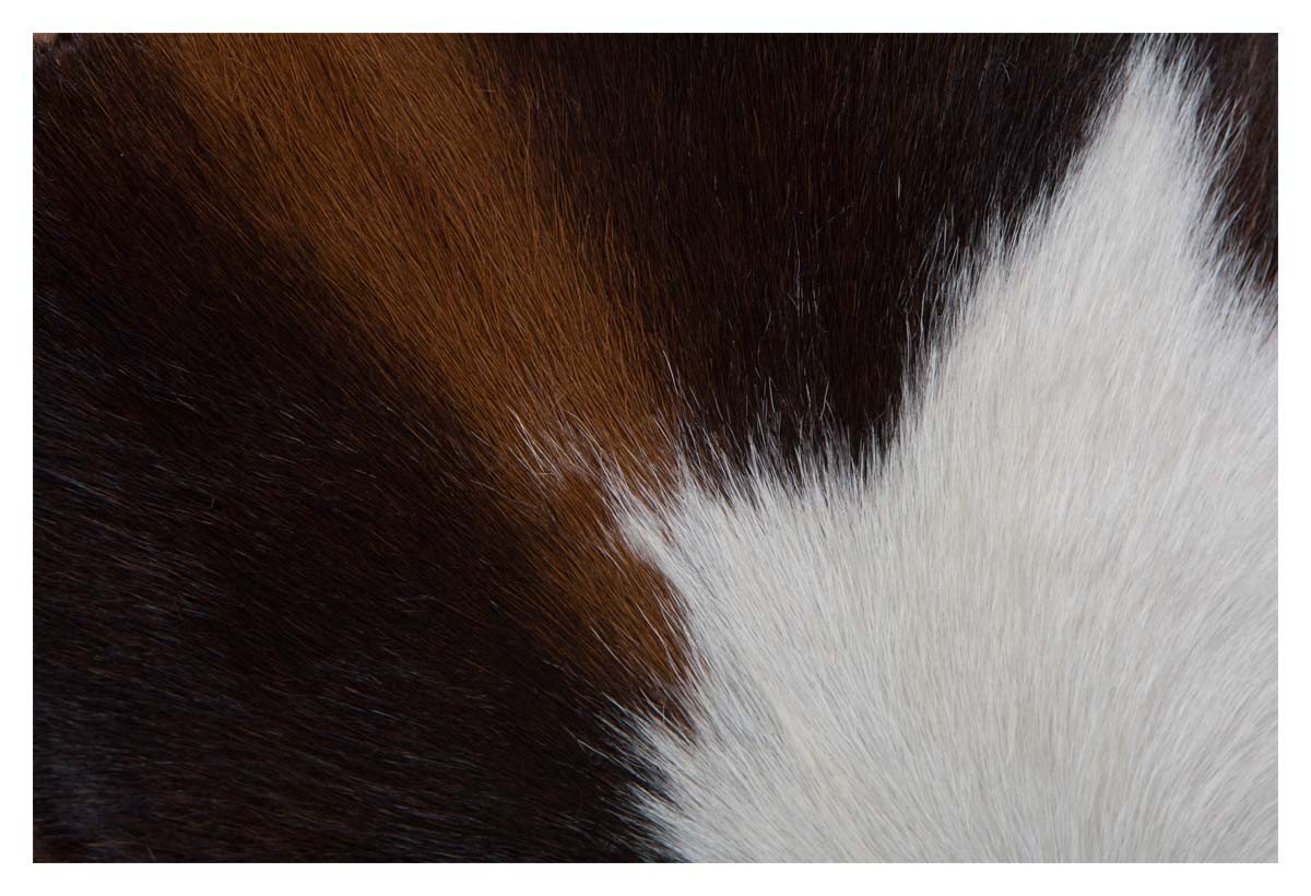 Round Cowhide Ottoman-abc