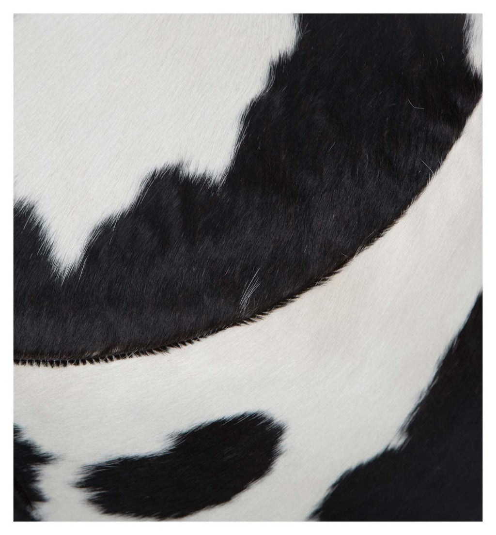 Round Cowhide Ottoman-abc