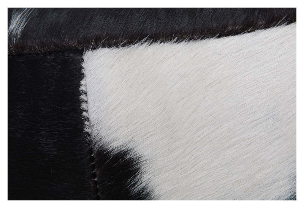 Round Cowhide Ottoman-abc