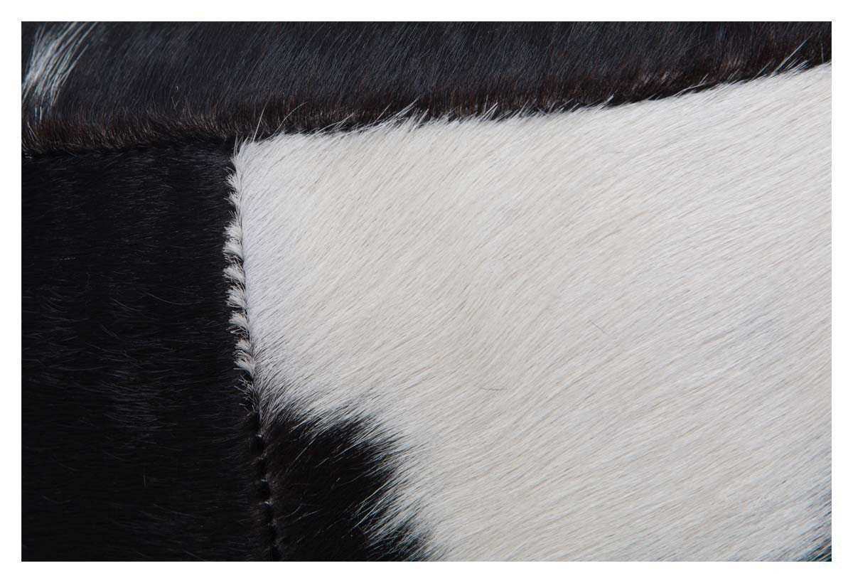 Round Cowhide Ottoman-abc