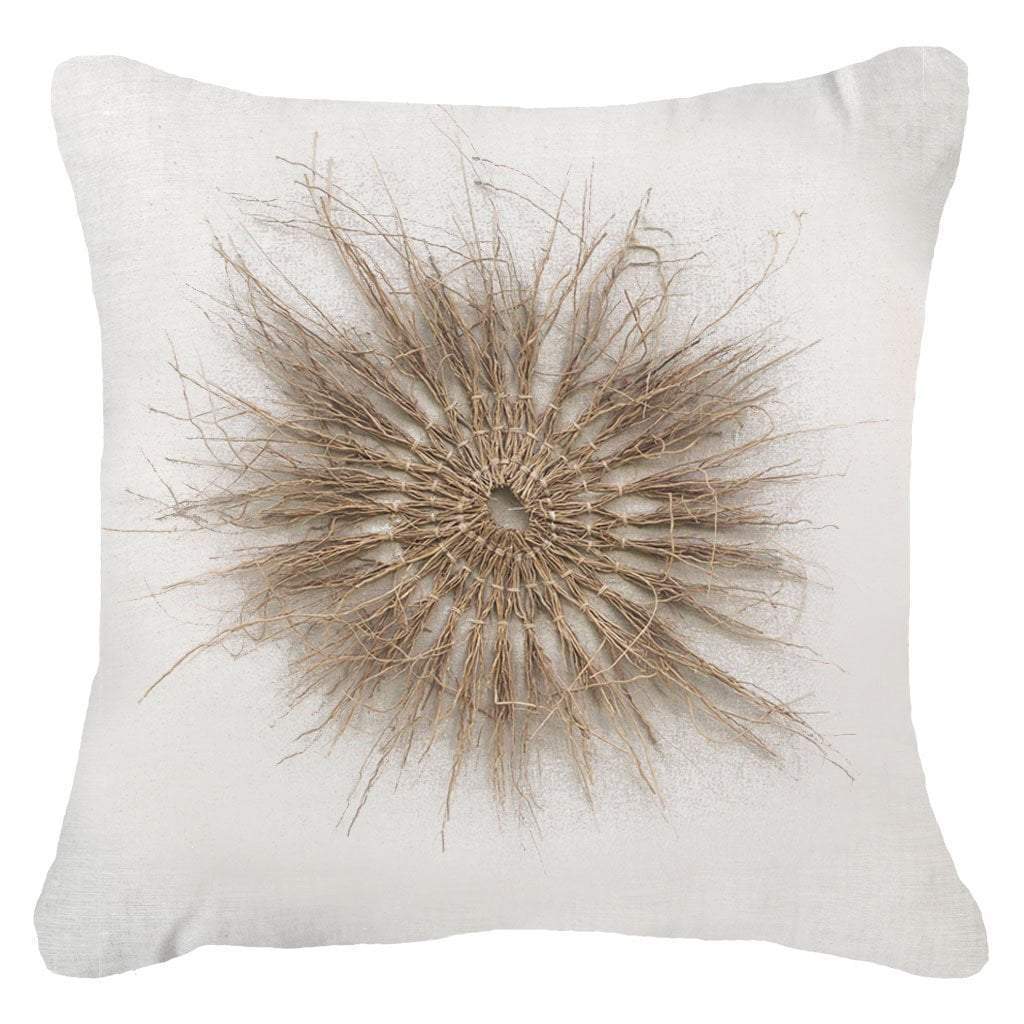 Wood Twigs White Lounge Cushion 55 x 55 cm-abc