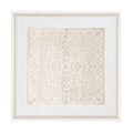 Kilim Print Natural Artwork 52cm x 52cm-abc
