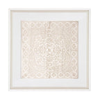 Kilim Print Natural Artwork 52cm x 52cm-abc