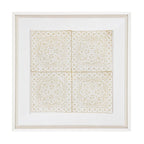 Kilim Repeat Natural Artwork 52cm x 52cm-abc
