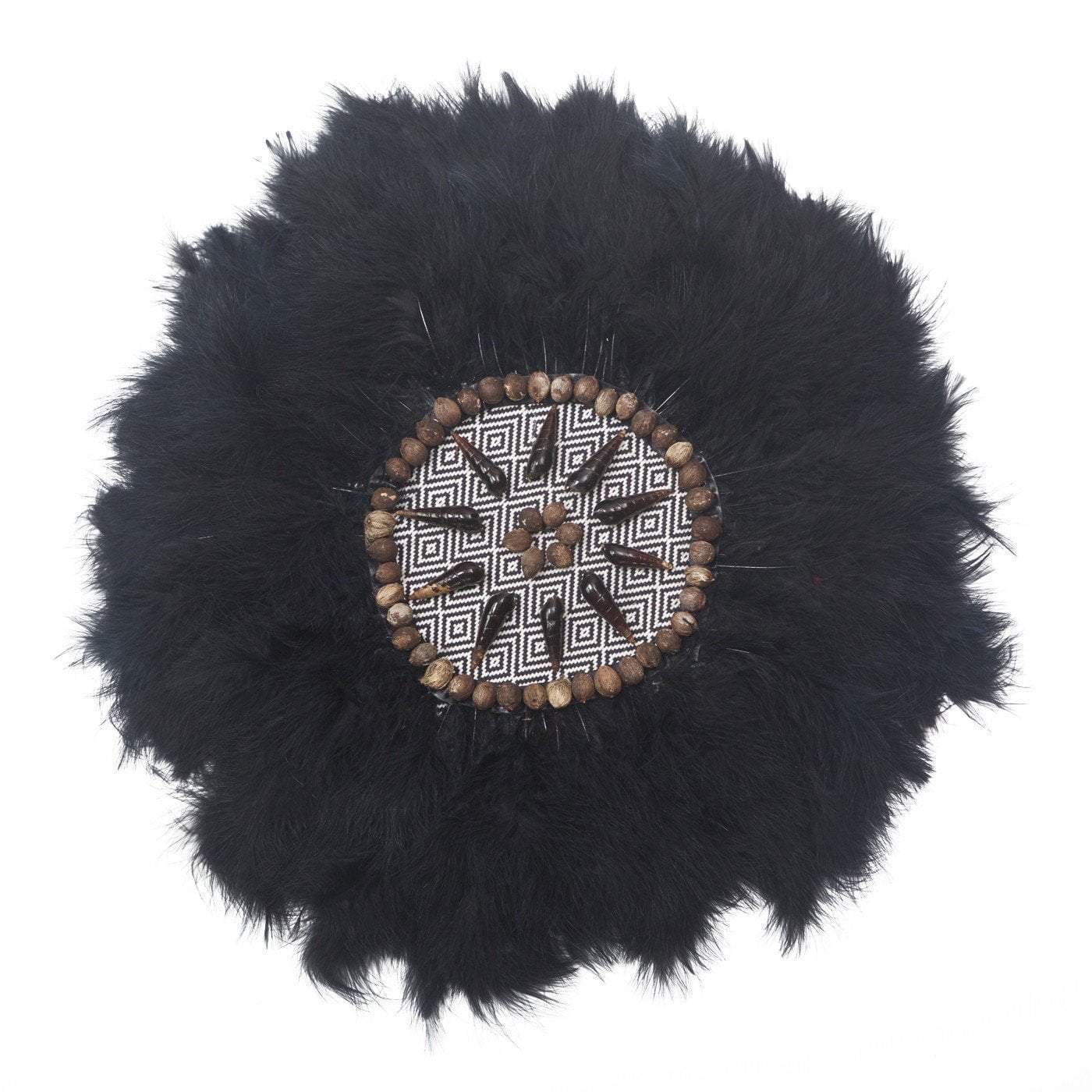 Feather African Black Artwork 67cm x 85cm-abc