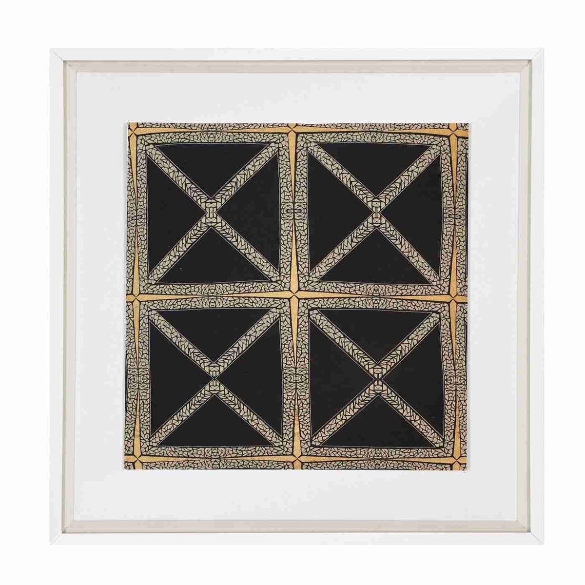 Mosaic Black Artwork 52 x 52 cm-abc