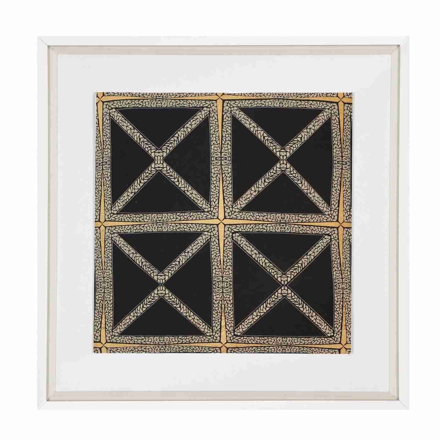Mosaic Black Artwork 52 x 52 cm-abc