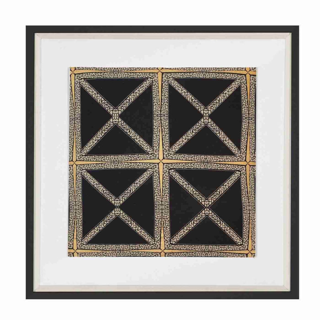 Mosaic Black Artwork 52 x 52 cm-abc