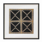 Mosaic Black Artwork 52 x 52 cm-abc