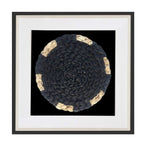 Place Mat Black on Black Artwork 52 x 52 cm-abc