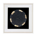 Place Mat Black on Black Artwork 52 x 52 cm-abc
