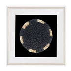 Place Mat Black on Black Artwork 52 x 52 cm-abc