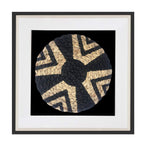 Place Mat Star Black Artwork 52 x 52 cm-abc