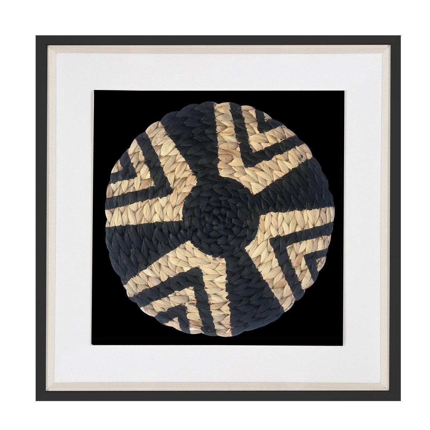 Place Mat Star Black Artwork 52 x 52 cm-abc