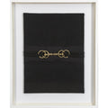 Horse Bit Black Artwork 67cm x 85cm-abc