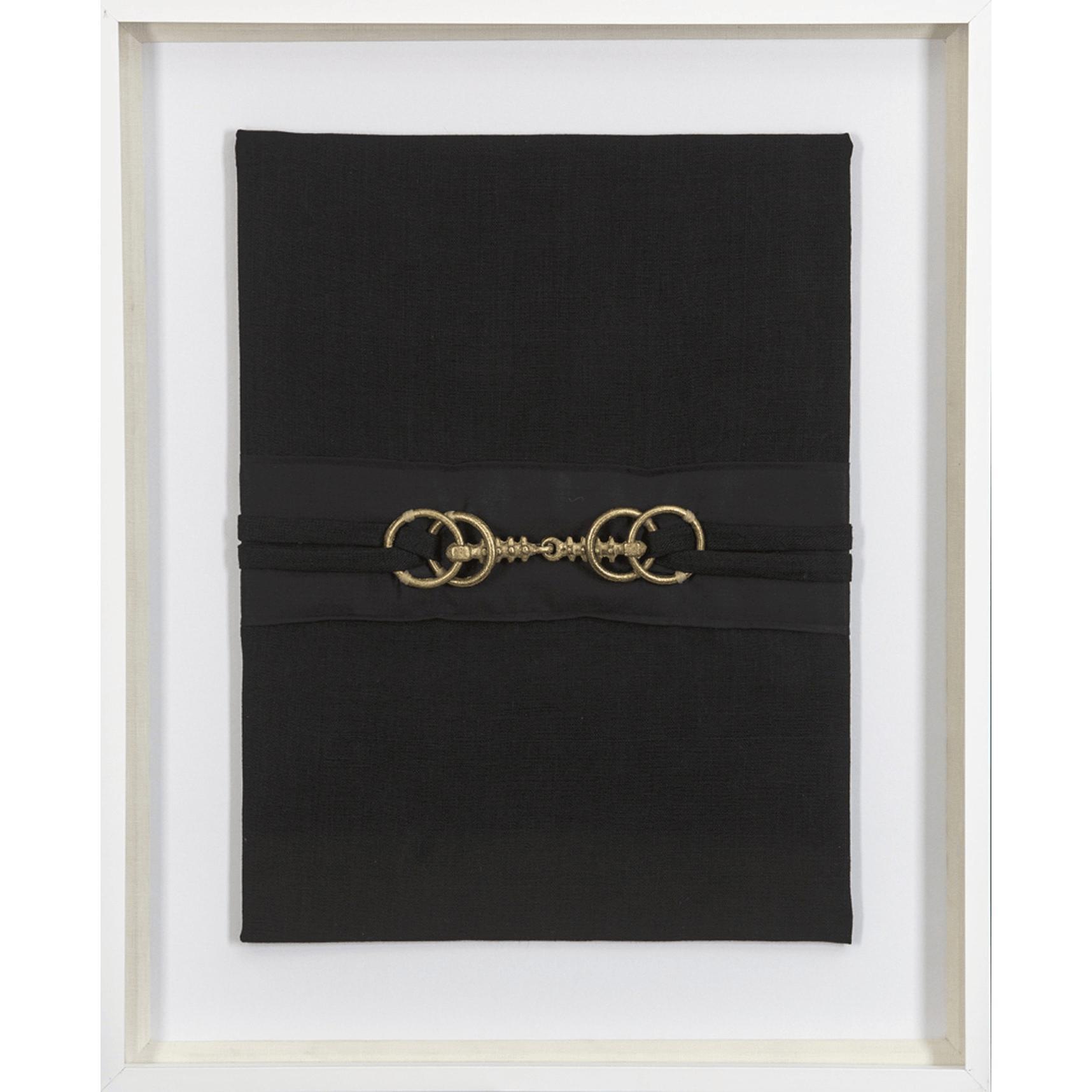 Horse Bit Black Artwork 67cm x 85cm-abc