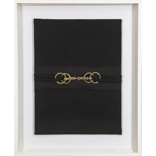 Horse Bit Black Artwork 67cm x 85cm-abc