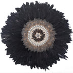 Feather Kubo Black Artwork 67cm x 85cm-abc