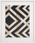 Shoowa Kuba Black Artwork 67 x 85 cm-abc