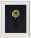 Tassel Gold On Black Artwork 67 x 85 cm-abc