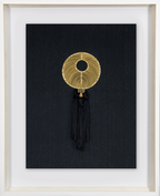 Tassel Gold On Black Artwork 67 x 85 cm-abc