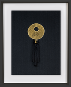 Tassel Gold On Black Artwork 67 x 85 cm-abc