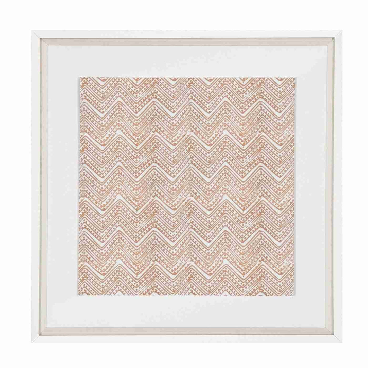Ruins Zig Dot Copper Artwork 52 x 52 cm-abc