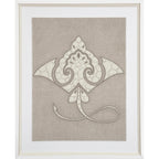 Sea Manta Ray Natural Artwork 67 x 85 cm-abc
