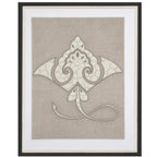 Sea Manta Ray Natural Artwork 67 x 85 cm-abc