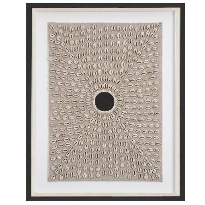 Shell Kauri Mirror Artwork 67 x 85 cm-abc