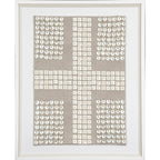 Shell Mother Of Pearl Cross Artwork 67 x 85 cm-abc