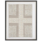 Shell Mother Of Pearl Cross Artwork 67 x 85 cm-abc