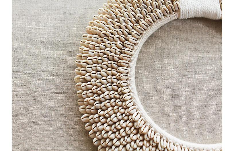 Shell Ring Natural on Natural Artwork 67 x 85 cm-abc
