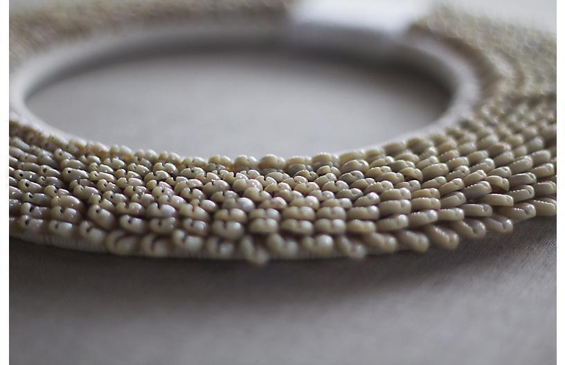Shell Ring Natural on Natural Artwork 67 x 85 cm-abc
