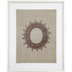 Wood Bamboo Sticks Artwork 67cm x 85cm-abc
