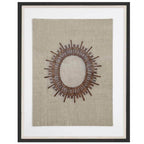 Wood Bamboo Sticks Artwork 67cm x 85cm-abc