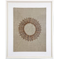 Wood Linen Sticks Artwork 67 x 85 cm-abc