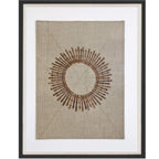 Wood Linen Sticks Artwork 67 x 85 cm-abc