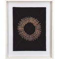 Wood Linen Sticks Black Artwork 67 x 85 cm-abc