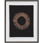 Wood Linen Sticks Black Artwork 67 x 85 cm-abc
